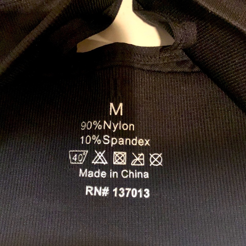 New with Tags! Black Sports Bra by Bally’s Total Fitness - Picture 5 of 9